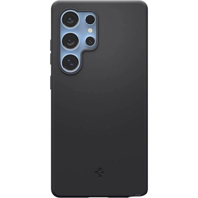 Magsafe Матов Калъф за Samsung S25 Ultra, Spigen Silicone Fit Case, Черен (ACS09017)