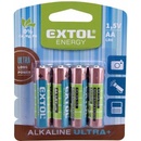 Primárne batérie Extol Energy AA 4ks 42011
