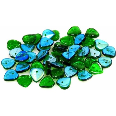 Glass beads, s.r.o. Lístečky 11100074 9 mm 50140/28701 Balení: 15ks