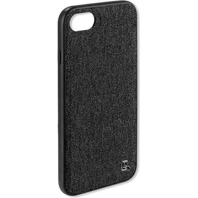 4smarts Калъф с Текстилен Ефект за iPhone SE 2022/2020 8/7, 4Smarts Car-Case, Черен (4S465513)