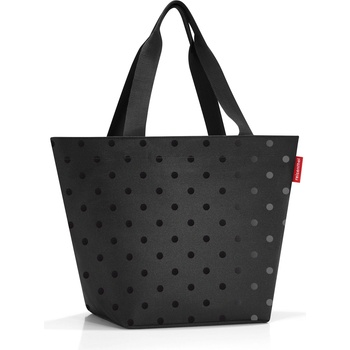 Reisenthel Чанта Shopper на точки M, черна (ZS7075)