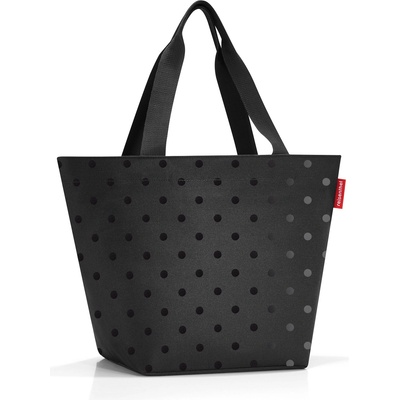 Reisenthel Чанта Shopper на точки M, черна (ZS7075)
