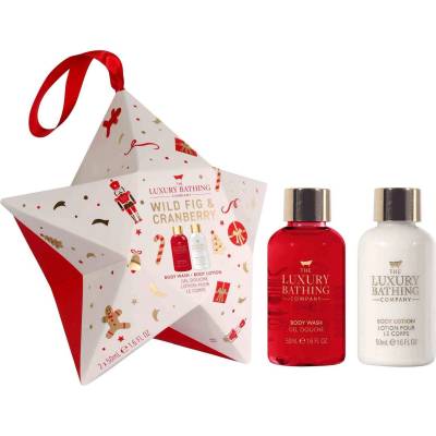 The Luxury Bathing Company Комплект Wild Fig & Cranberry - Душ гел и Лосион, 2 х 50 ml