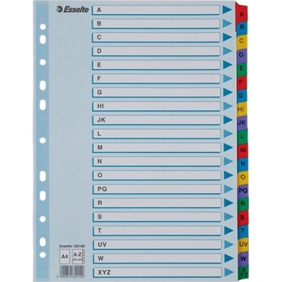 Rozdružovač A4 barevný - 12 listů A-Z 1307/1001660