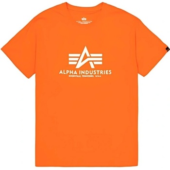 Alpha Industries Basic T Shirt Boost Orange