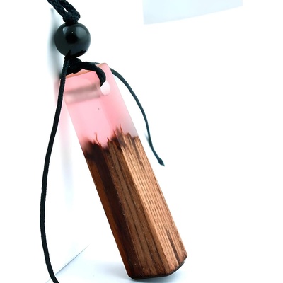 HARAHU Колие Natur Resin - Розов KP5312 (5312)