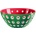 Guzzini Голяма купа Le Murrine 25 см зелено и червено (279425287)