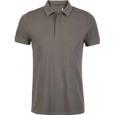 Kvalitní pánská polokošile s krátkým rukávem Owen Soft gray