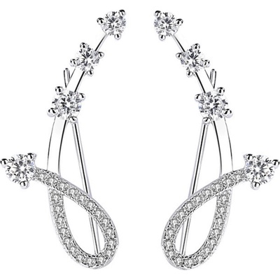 Silenti Jewelry Сребърни обеци "Изящество