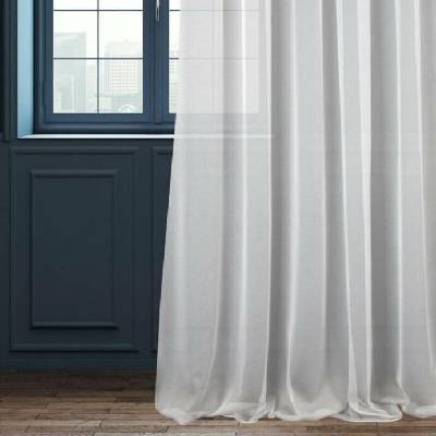 Záclonová látka Lux nemačkavá š. 300 cm - Bílá
