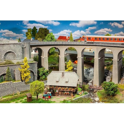 Faller H0 Viadukt, 2-kolejný, obloukový 120466 – Zboží Dáma