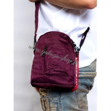 Alpha Industries Crew Carry bag taška na rameno burgundy bordová