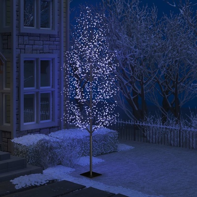 zahrada-XL Vánoční strom 1 200 LED modré světlo třešňový květ 400 cm