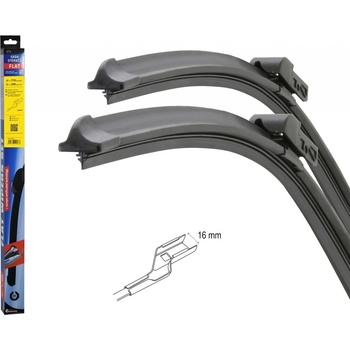 Compass Stěrače Flat Set Cube16 710+330mm 10566