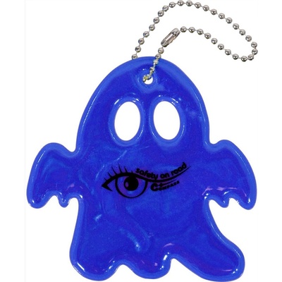 Prívesok na kľúče reflexní GHOST modrý