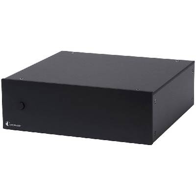 Усилвател Pro-Ject Audio Amp Box DS2, 200W@8ohms (100W + 100W), RCA, 4mm изход за високоговорител, черен