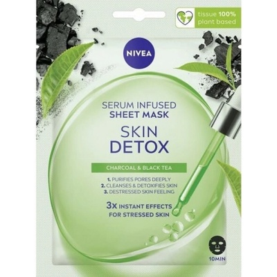 Nivea Skin Detox Serum Infused Sheet Mask Маски за лице 1pcs
