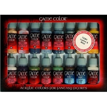 Vallejo: Game Color Set Leather and Metal 17ml