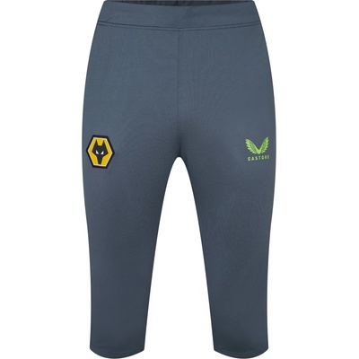 Castore Мъжки панталони Castore Wolverhampton Wanders FC 3/4 Pants Mens - Charcoal/Black