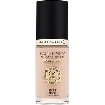 Max Factor Facefinity 3 in 1 tekutý make-up s uv ochranou SPF20 32 Light Beige 30 ml