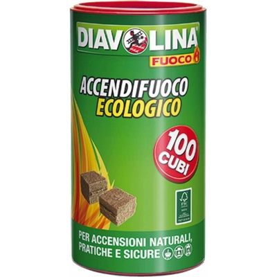 Diavolina prírodný podpaľač 100 ks