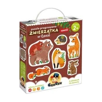 CzuCzu Progressive puzzle Animals in the forest ZA4158