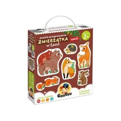 CzuCzu Progressive puzzle Animals in the forest ZA4158