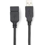 Nedis CCGL60010BK20 USB удължител, USB2.0, дължина: 2 m (CCGL60010BK20)