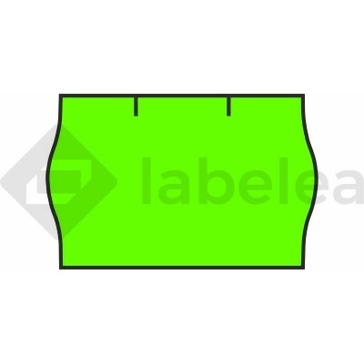 Labelea Samolepiace etikety do klieští, 25x16 mm Contact farebné signálne, Farba etikiet Signálna zelená ECI2516CON36SG