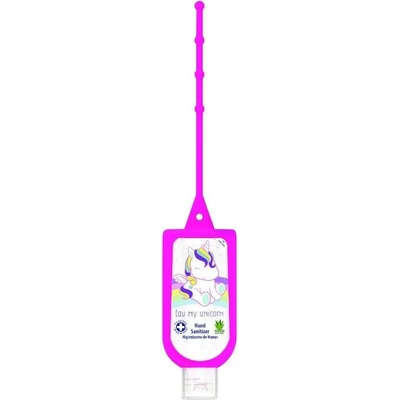 Air Val Почистващ гел със закачалка Air Val - Eau my unicorn, розов, 60 ml