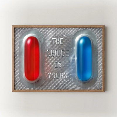 The Choice is Yours Velikost: 30x40 cm, Rám: Přírodní – Hledejceny.cz