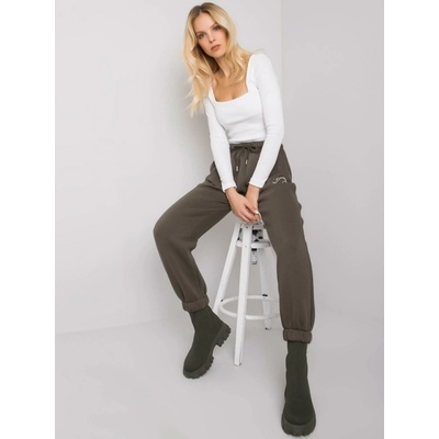 Sweatpants RV DR 7275.24P dark khaki hnedá RELEVANCE 2016103112166
