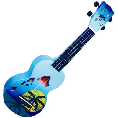Mahalo Hawaii Hawaii Blue Burst Сопрано укулеле (MD1HA-BUB)
