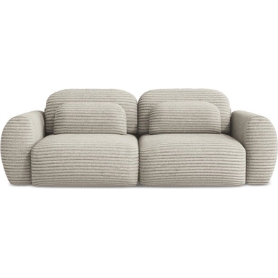 makamii Светлокафяв разтегателен диван с място за съхранение от рипсено кадифе 266 cm Kini - Makamii (KINI_3SF_42_P1_C2)