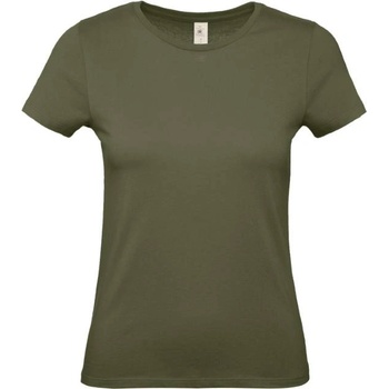B&C Collection B&C E150 / Дамска тениска с обло деколте - градско каки M (01002Tu4202)