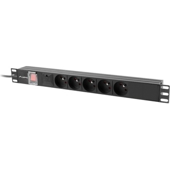 Lanberg 5 Plug 2 m Switch (PDU-05E-0200-IEC-BK)