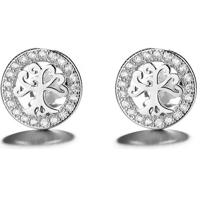 Majya stříbrné náušnice TREE 10126