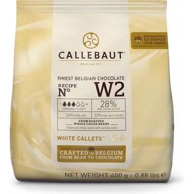 Callebaut bílá W2 28% 400 g