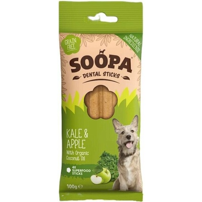 Soopa Pets dentálna tyčinky Soopa s kapustou a jablkem 100 g