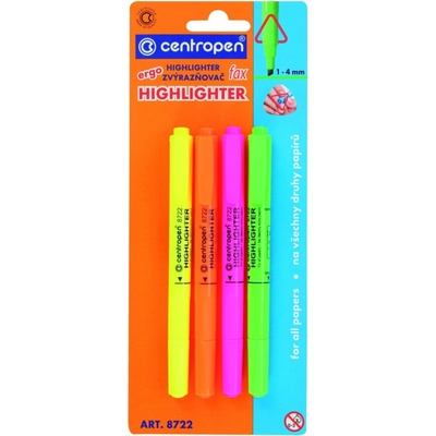 Centropen zvýrazňovač 8722 žlutá – Zboží Živě