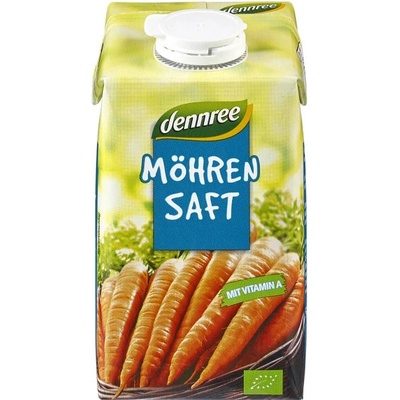 Dennree Šťáva mrkev BIO 500 ml