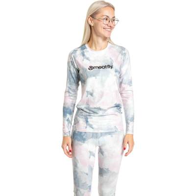 Meatfly дамска термо тениска Capa Clouds Pink Meatfly | Siv | ЖЕНИ | XS