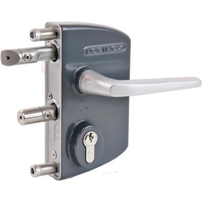 LOCINOX LAKQ 7016 - komplet zámkové krabice pro profil 30 až 50 mm, pro křídlové branky, antracit LAKQ3030U2L_7016