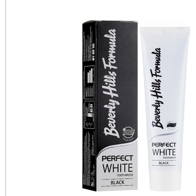 Beverly Hills Formula Perfect White Black bieliaca s aktívnym uhlím pre svieži dych príchuť Fresh Mint 100 ml