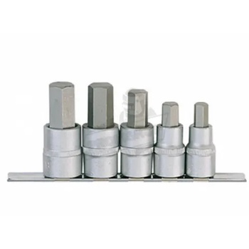 Image 1 of FORCE Вложки 1/2" накрайник шестограм (10-19mm) комплект 5 бр. JN15807 FORCE 4056 (JN15807)