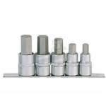 FORCE Вложки 1/2" накрайник шестограм (10-19mm) комплект 5 бр. JN15807 FORCE 4056 (JN15807)