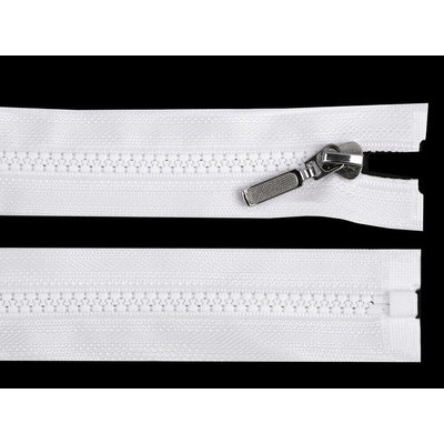 Kostěný zip No 5 délka 90 cm s ozdobným jezdcem Varianta: 148 červená, Balení: 1 ks