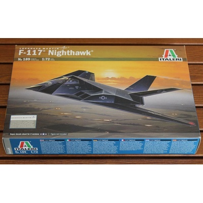 Italeri Model Kit Lockheed F 117 A Nighthawk 0189 1:72