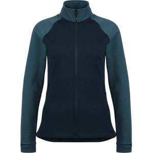 Stoic Дамско поларено яке Stoic Women's MerinoFleece335 KuolpaSt. Jacket Fleece jacket - Dark Navy / Deep Sea Blue - размер XXL (105-5555-0216)