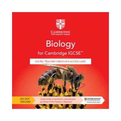 Cambridge IGCSE™ Biology Digital Teacher's Resource Access Card